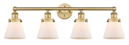 Edison Four Light Bath Vanity in Brushed Brass (405|6164WBBG61)