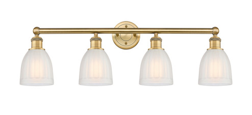 Edison Four Light Bath Vanity in Brushed Brass (405|6164WBBG441)
