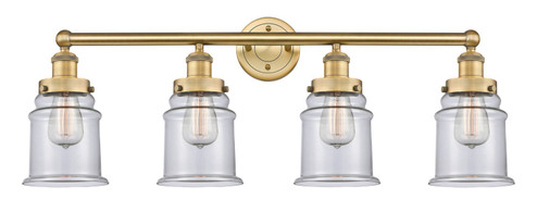 Edison Four Light Bath Vanity in Brushed Brass (405|6164WBBG182)