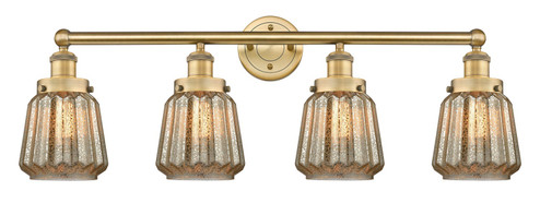 Edison Four Light Bath Vanity in Brushed Brass (405|6164WBBG146)
