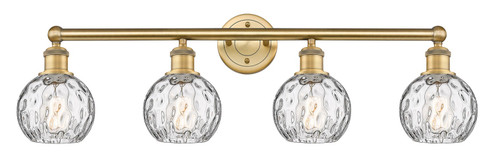 Edison Four Light Bath Vanity in Brushed Brass (405|6164WBBG12156)