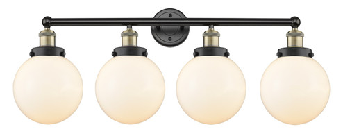 Edison Four Light Bath Vanity in Black Antique Brass (405|6164WBABG2018)