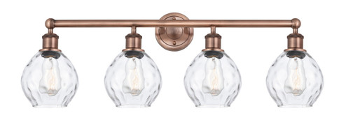 Edison Four Light Bath Vanity in Antique Copper (405|6164WACG362)