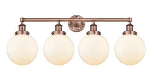 Edison Four Light Bath Vanity in Antique Copper (405|6164WACG2018) Edison Four Light Bath Vanity in Antique Copper (405|6164WACG2018)