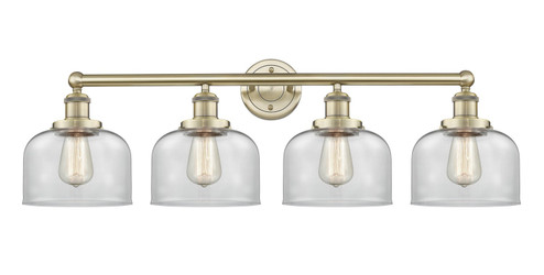 Edison Four Light Bath Vanity in Antique Brass (405|6164WABG72)