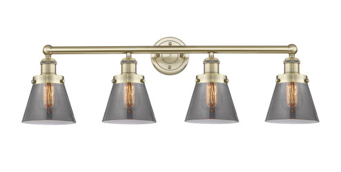 Edison Four Light Bath Vanity in Antique Brass (405|6164WABG63)