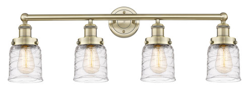 Edison Four Light Bath Vanity in Antique Brass (405|6164WABG513)