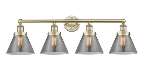 Edison Four Light Bath Vanity in Antique Brass (405|6164WABG43)
