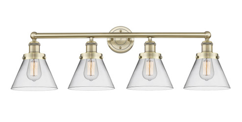 Edison Four Light Bath Vanity in Antique Brass (405|6164WABG42)