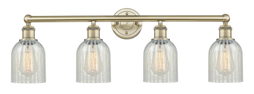 Edison Four Light Bath Vanity in Antique Brass (405|6164WABG2511)