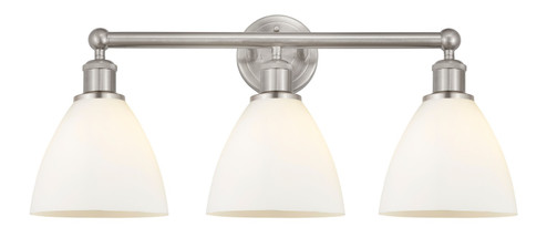 Edison Three Light Bath Vanity in Brushed Satin Nickel (405|6163WSNGBD751)