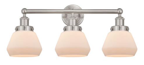 Edison Three Light Bath Vanity in Brushed Satin Nickel (405|6163WSNG171) Edison Three Light Bath Vanity in Brushed Satin Nickel (405|6163WSNG171)