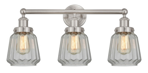 Edison Three Light Bath Vanity in Brushed Satin Nickel (405|6163WSNG142)