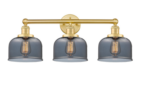 Edison Three Light Bath Vanity in Satin Gold (405|6163WSGG73)