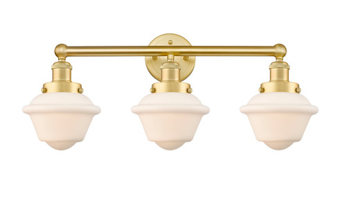 Edison Three Light Bath Vanity in Satin Gold (405|6163WSGG531)
