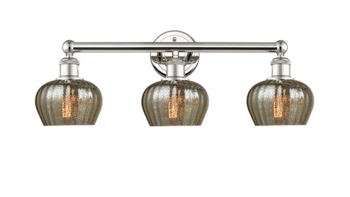 Edison Three Light Bath Vanity in Polished Nickel (405|6163WPNG96)