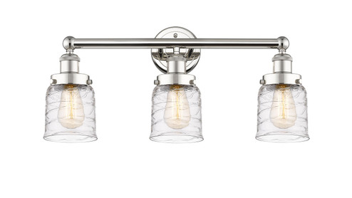Edison Three Light Bath Vanity in Polished Nickel (405|6163WPNG513)