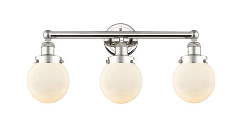 Edison Three Light Bath Vanity in Polished Nickel (405|6163WPNG2016)