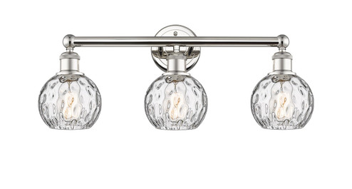 Edison Three Light Bath Vanity in Polished Nickel (405|6163WPNG12156)