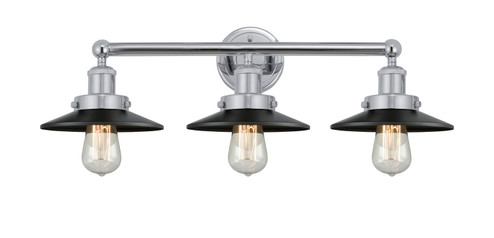 Edison Three Light Bath Vanity in Polished Chrome (405|6163WPCM7)