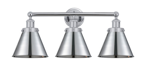 Edison Three Light Bath Vanity in Polished Chrome (405|6163WPCM13PC)