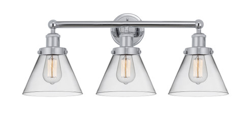 Edison Three Light Bath Vanity in Polished Chrome (405|6163WPCG42)