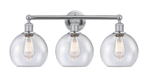 Edison Three Light Bath Vanity in Polished Chrome (405|6163WPCG1248)