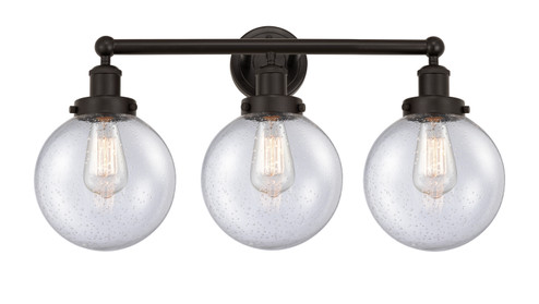 Edison Three Light Bath Vanity in Oil Rubbed Bronze (405|6163WOBG2048)