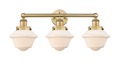 Edison Three Light Bath Vanity in Brushed Brass (405|6163WBBG531)