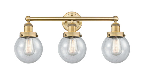 Edison Three Light Bath Vanity in Brushed Brass (405|6163WBBG2046)