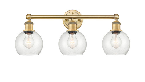 Edison Three Light Bath Vanity in Brushed Brass (405|6163WBBG1246)