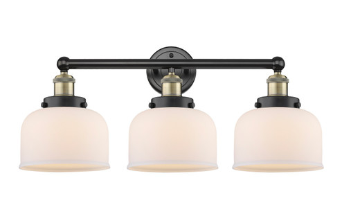 Edison Three Light Bath Vanity in Black Antique Brass (405|6163WBABG71)