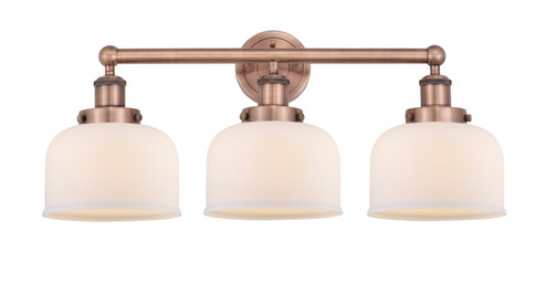 Edison Three Light Bath Vanity in Antique Copper (405|6163WACG71)