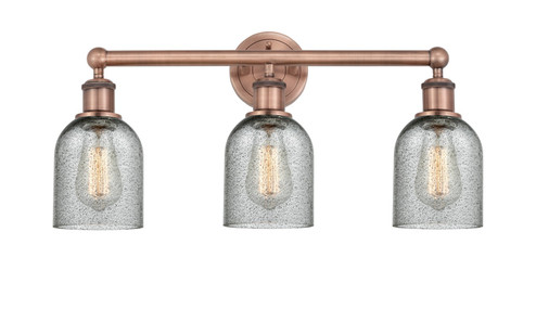 Edison Three Light Bath Vanity in Antique Copper (405|6163WACG257)