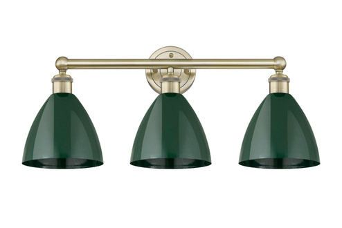 Edison Three Light Bath Vanity in Antique Brass (405|6163WABMBD75GR)