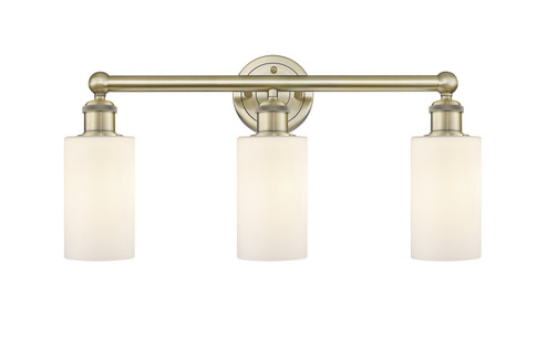 Edison Three Light Bath Vanity in Antique Brass (405|6163WABG801)