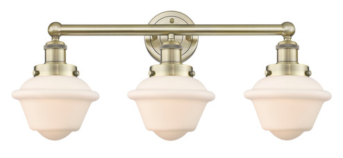 Edison Three Light Bath Vanity in Antique Brass (405|6163WABG531)
