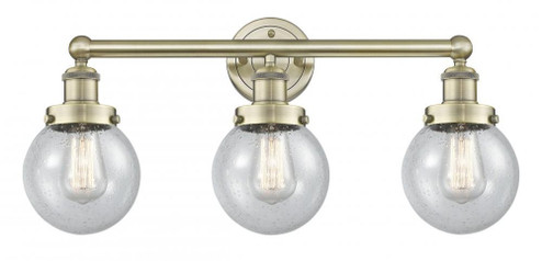 Edison Three Light Bath Vanity in Antique Brass (405|6163WABG2046)