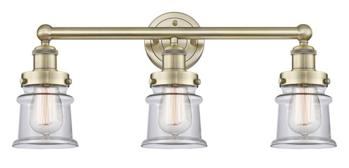 Edison Three Light Bath Vanity in Antique Brass (405|6163WABG182S)