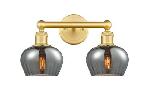 Edison Two Light Bath Vanity in Satin Gold (405|6162WSGG93)