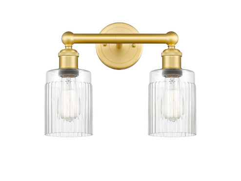 Edison Two Light Bath Vanity in Satin Gold (405|6162WSGG342)