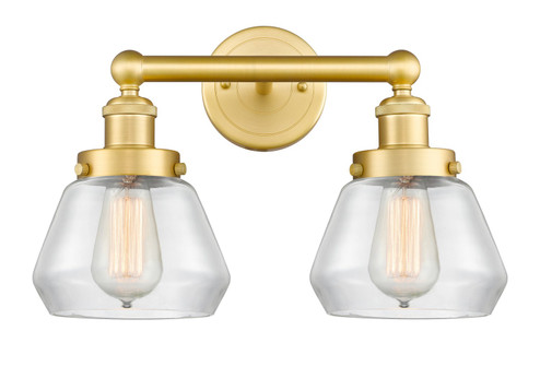 Edison Two Light Bath Vanity in Satin Gold (405|6162WSGG172)