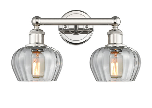 Edison Two Light Bath Vanity in Polished Nickel (405|6162WPNG92)