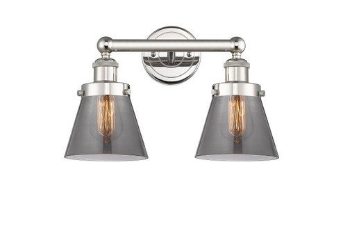 Edison Two Light Bath Vanity in Polished Nickel (405|6162WPNG63)