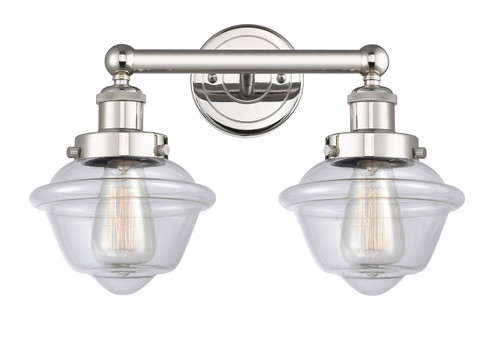 Edison Two Light Bath Vanity in Polished Nickel (405|6162WPNG532)