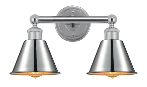 Edison Two Light Bath Vanity in Polished Chrome (405|6162WPCM8PC)