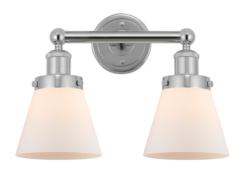 Edison Two Light Bath Vanity in Polished Chrome (405|6162WPCG61)