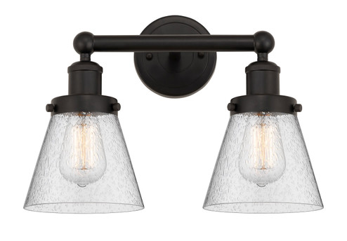 Edison Two Light Bath Vanity in Oil Rubbed Bronze (405|6162WOBG64)