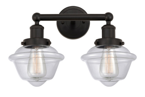 Edison Two Light Bath Vanity in Oil Rubbed Bronze (405|6162WOBG532)