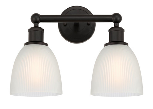 Edison Two Light Bath Vanity in Oil Rubbed Bronze (405|6162WOBG381)